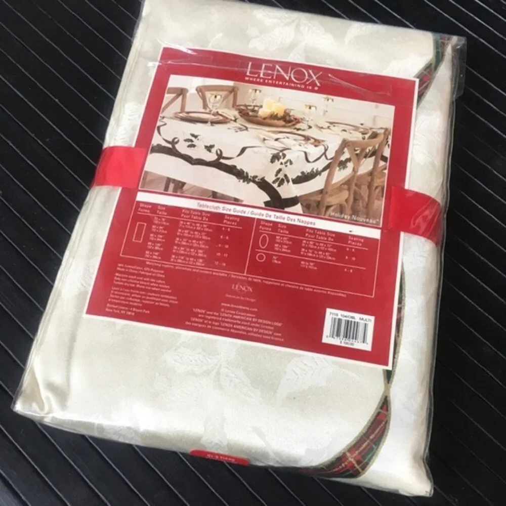 old stock (brand new in pkg) Lenox 60x104